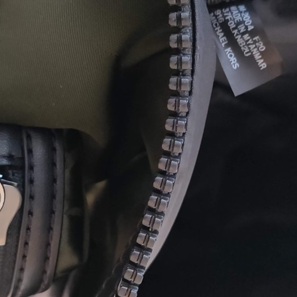 Michael Kors Kent Cyprus Camo neon Blue Backpack - Picture 5 of 7